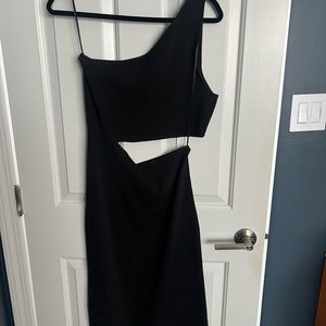 Oak + Fort Black Cutout Dress 🖤